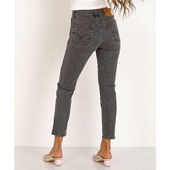 Levi's Strauss Wedgie Jeans Womens Size 24 Bite My Dust Icon Fit Denim High Rise - Picture 2 of 13